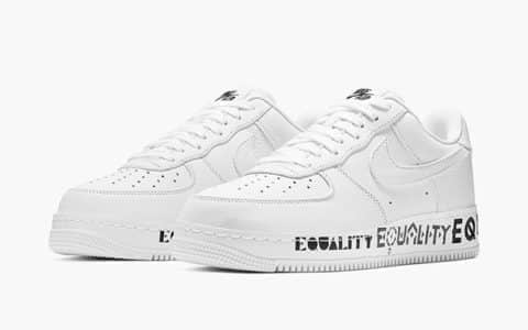 Nike Air Force 1 “EQUALITY” 货号：AQ2118-100