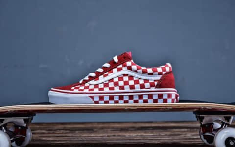 Vans Vault OG style 36 LX Checkerboard 万斯经典复古情侣低帮硫化帆布休闲运动板鞋 货号：VN0A3DZ3T1D