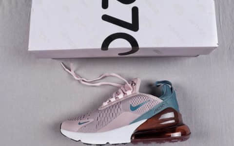耐克Nike Air Max 270樱花浅粉公司级原档案数据开发客供XP气垫原标原盒跑步鞋 货号：AH6789-602