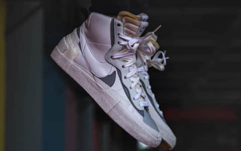Sacai x Nike Blazer Mid新配色“Wolf Grey”！百搭中性色调！ 货号：BV8072-100