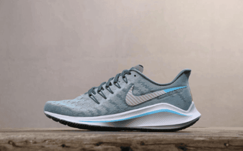 Nike Air Zoom Vomero 14浅绿白海蓝线 耐克纯原级登月14代内置字母缓震气垫 货号：AH7857-002