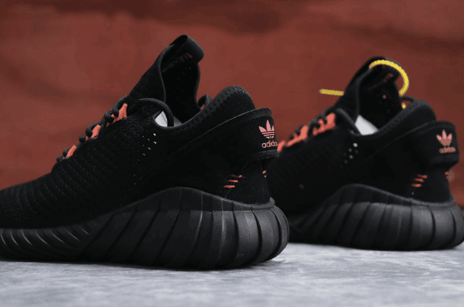 Adidas Tubular Doom Sock PK黑红 阿迪达斯小椰子系列纯原品质管装黑武士针织面料 货号：CG5509