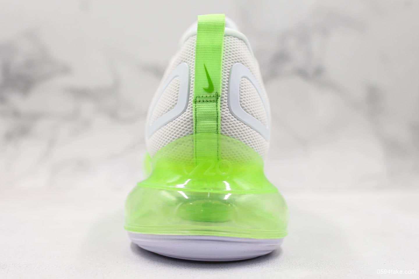 耐克Nike Air Max 720白荧光绿公司级版本独家首发官方全新释出全掌一体式设计真实气压客供原厂气垫大底 货号：AR9293-104