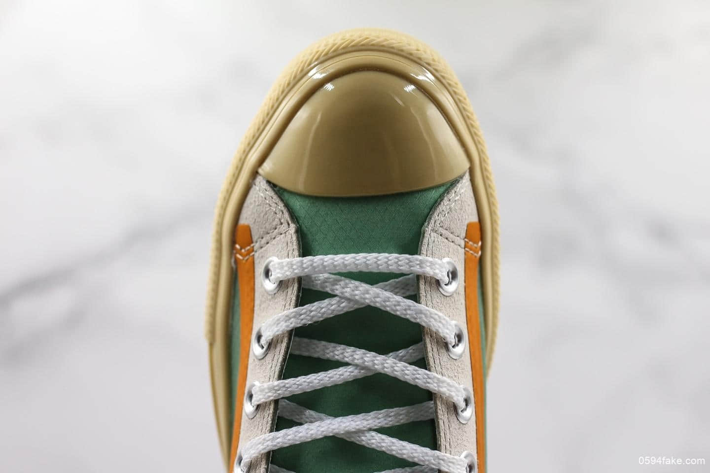 匡威OFF-GREEN x Converse Chuck Taylor All Star 1970s公司级联名款进口透明绿色网纱高帮结构绿色原厂定制独家配色 货号：165603C