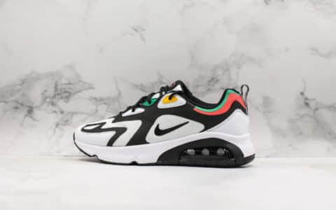 耐克Nike Air Max 200公司级版本半掌气垫复古休闲运动跑步鞋二维码鞋标区别市面通货版本 货号：AQ2568-101