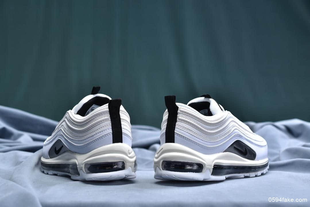 耐克Nike Air Max 97公司级版本子弹复古全掌气垫休闲运动鞋白熊猫 货号：921733-103