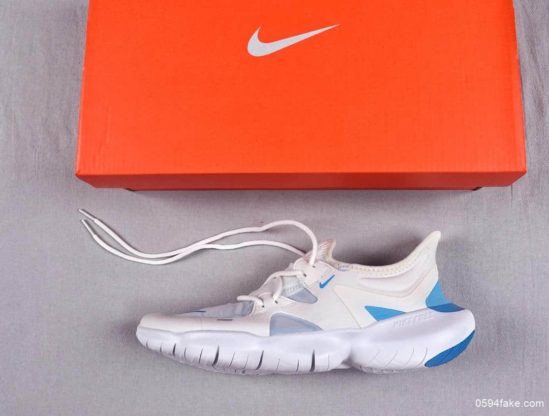 耐克Nike Free Rn 5.0 Proto 2019款公司级赤足5.0超弹力大底超轻网面透气运动跑步鞋 货号：CI1678-100