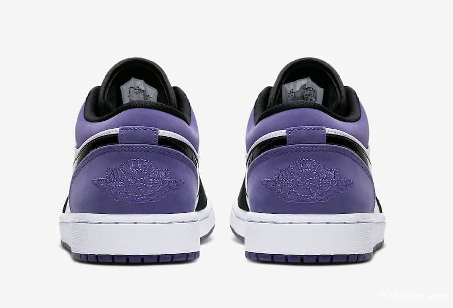 Air Jordan 1低帮版本“Court Purple”你爱了吗？此款配色预计在2019年夏季发售！ 货号：553558-125