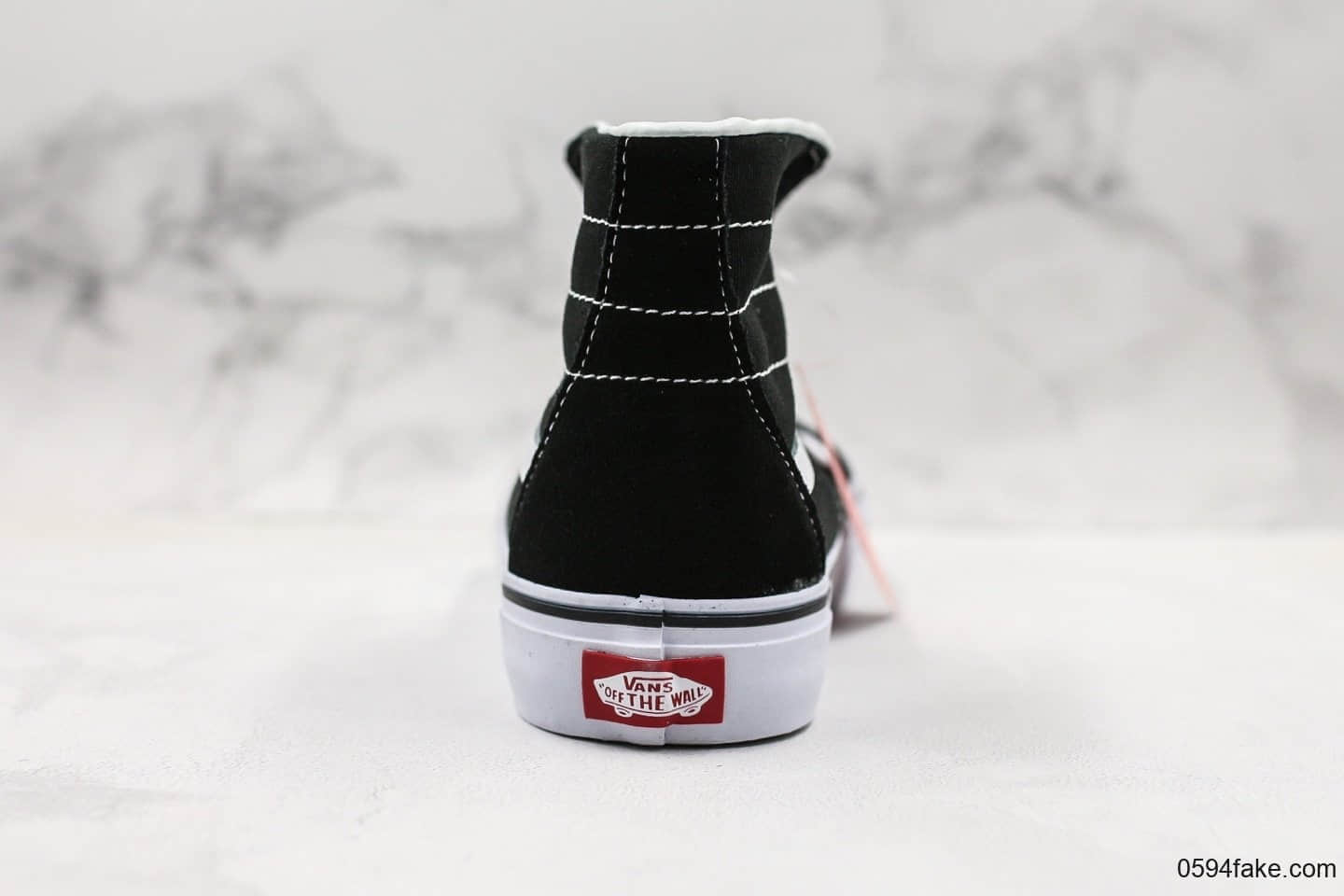 万斯Vans Sk8-Hi 138 Decon公司级版本鲜美系列帆布半月包头硫化高帮板鞋黑白广东原厂硫化品质