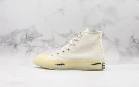 匡威Converse Chuck Taylor All Star Glow 1970s OX藤原浩闪电二代公司级版本水晶底换标魔术贴