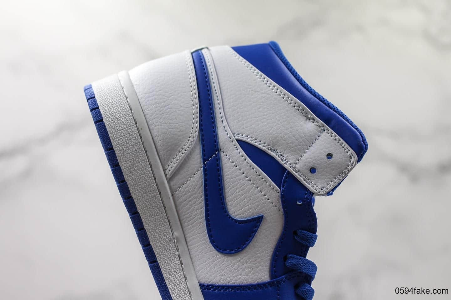 乔丹Air Jordan 1 Hyper Royal纯原版本AJ1新白蓝配色原厂纸板调整修改原厂模具飞翼立体打印 货号：554724-114