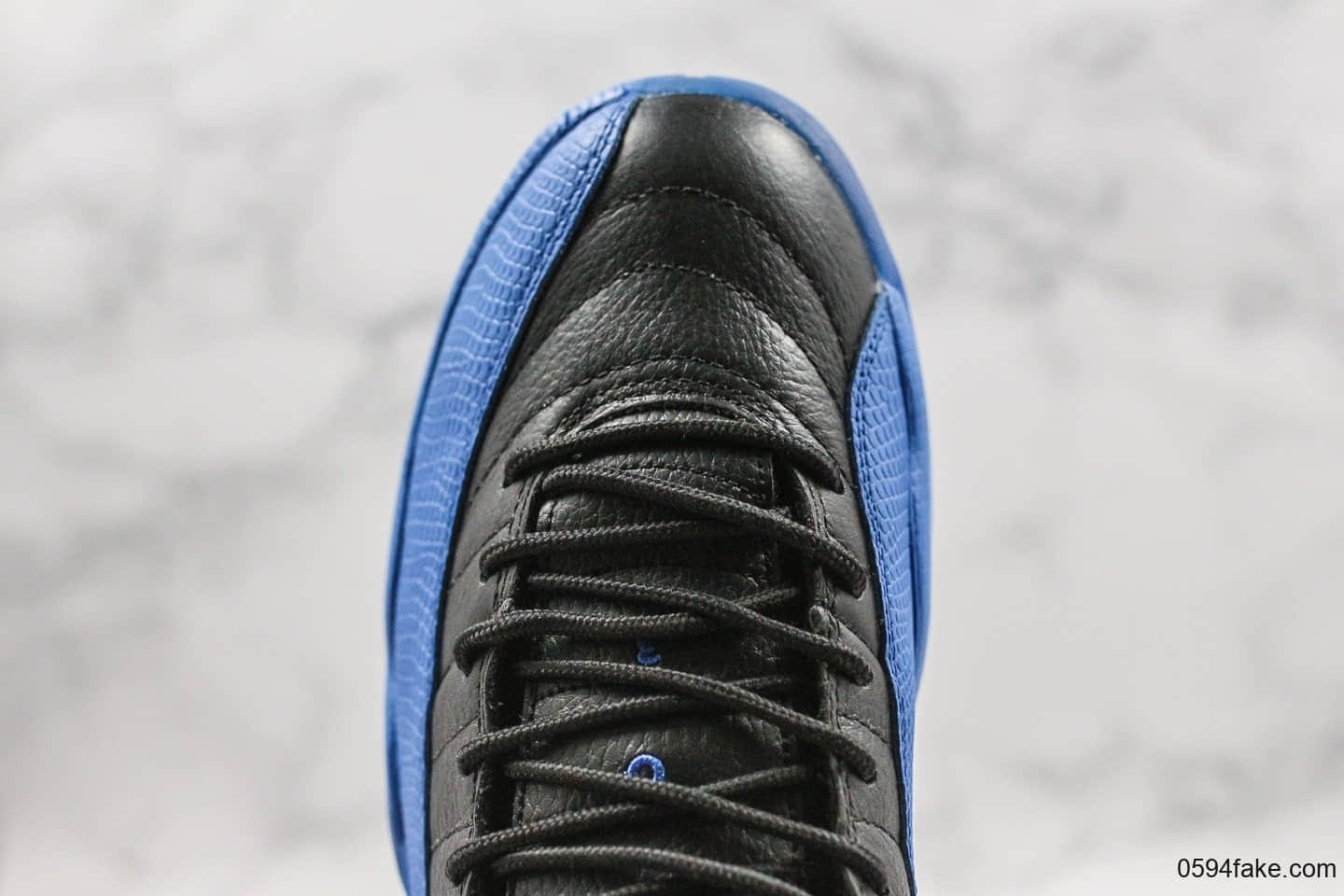 乔丹Air Jordan 12 Reverse Taxi纯原版本反转配色黑蓝aj12实战篮球鞋内置全掌ZOOM气垫及超大碳板支持实战 货号：130690-014