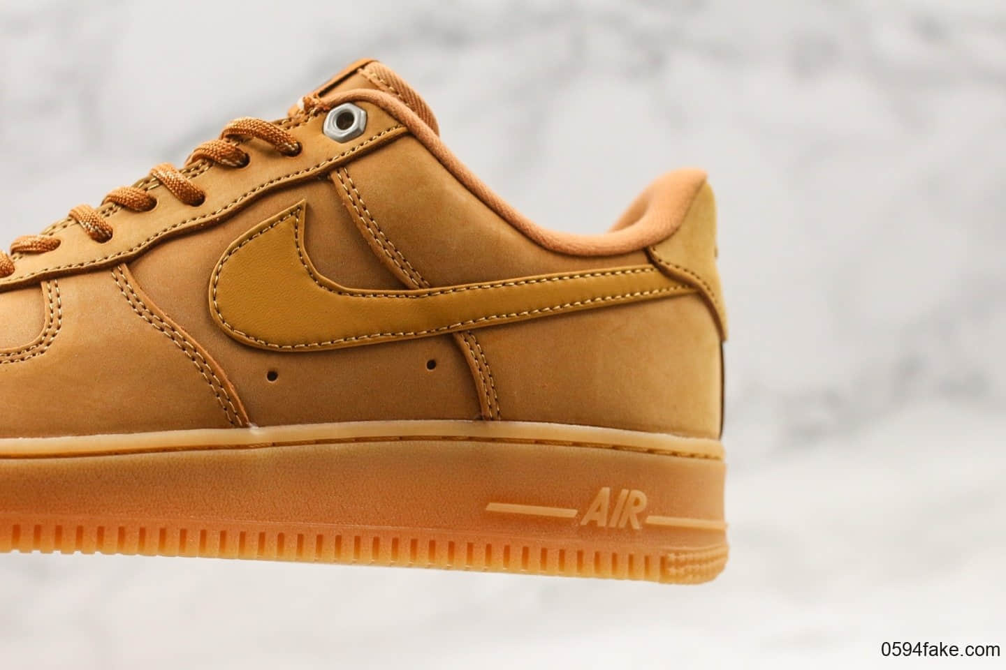 耐克Nike Air Force 1 Low 07 LV8 Wheat Flax纯原版本全新二维码工厂雪花纹低帮小麦空军一号 货号：CJ9179-200