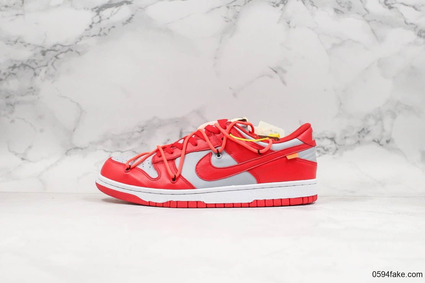 耐克off-White x Futura x NK SB Dunk纯原版本OW联名款全新配色市面唯一正确原装版本原厂材料 货号：CT0856-600