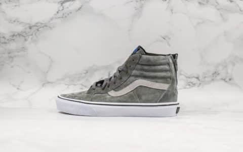 万斯Vans SK8-Hi x Madness余文乐联名款灰色高帮完美无色差全猪八戈高端材料区别市面通货版本