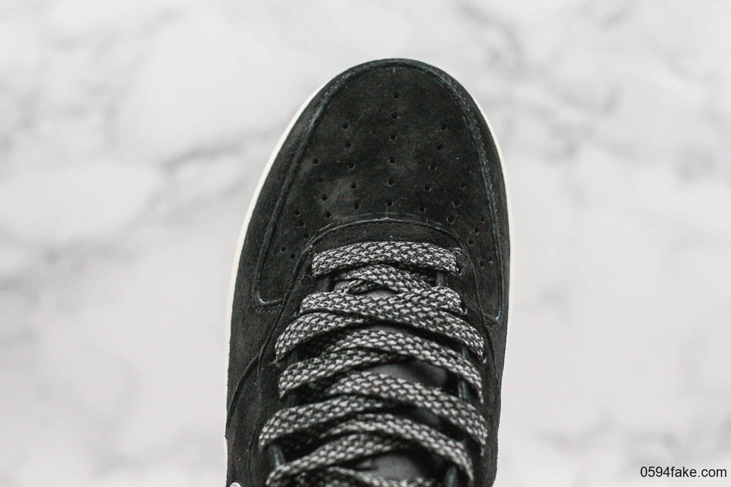 耐克Nike Air Force 1 Mid ’07纯原版本3M反光中帮空军一号黑满天星配色内置全掌sole气垫原盒原标原厂钢印 货号：AA1118-009