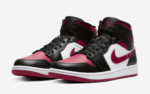 神仙配色！这双Air Jordan 1 Mid将于近期发售！ 货号：554724-066
