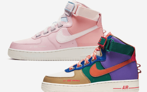 两款配色相当抢眼！Nike Air Force 1 High Utility“ Force is Female”下周发售！
