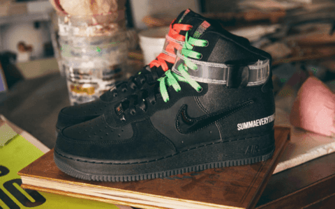 高规格之作！Lauren Halsey x Nike Air Force 1 High“ Los Angeles”下月发售！ 货号：CU3052-001