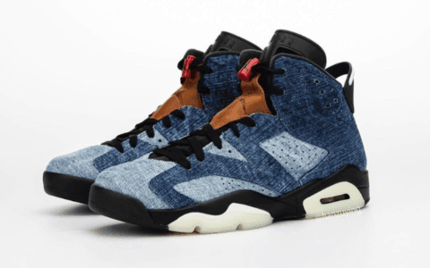 水洗丹宁鞋面！这双Air Jordan 6“ Washed Denim”有点好看！ 货号：CT5350-401