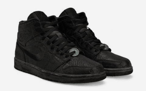 黑丝绸 Air Jordan 1 Mid明日发售！颜值赛高！