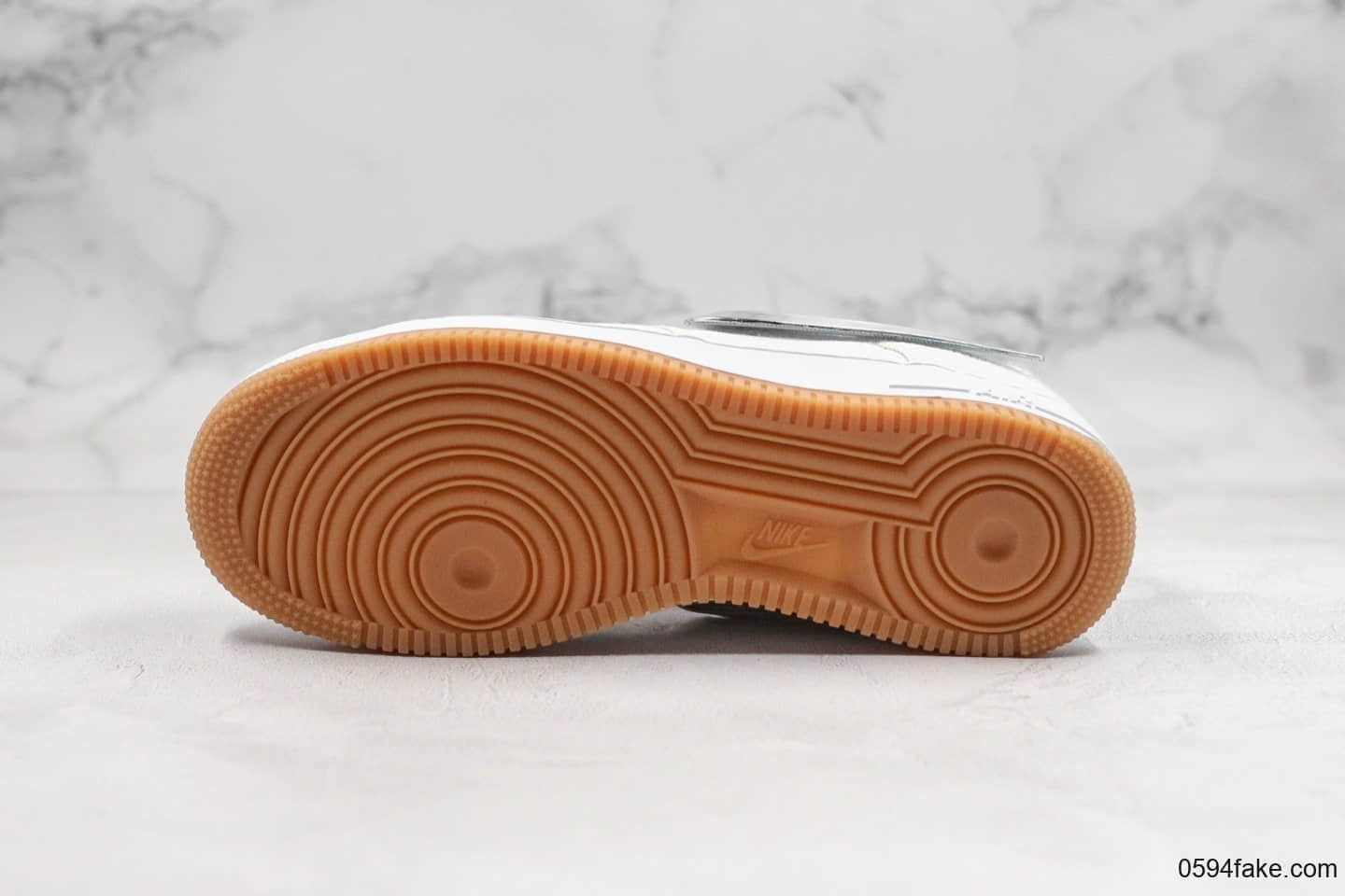 耐克Nike Air Force 1 AF 100 x Travis Scott纯原版本联名款3M全白空军一号魔术勾内置气垫原装配件无任何色差 货号：AQ4211-101