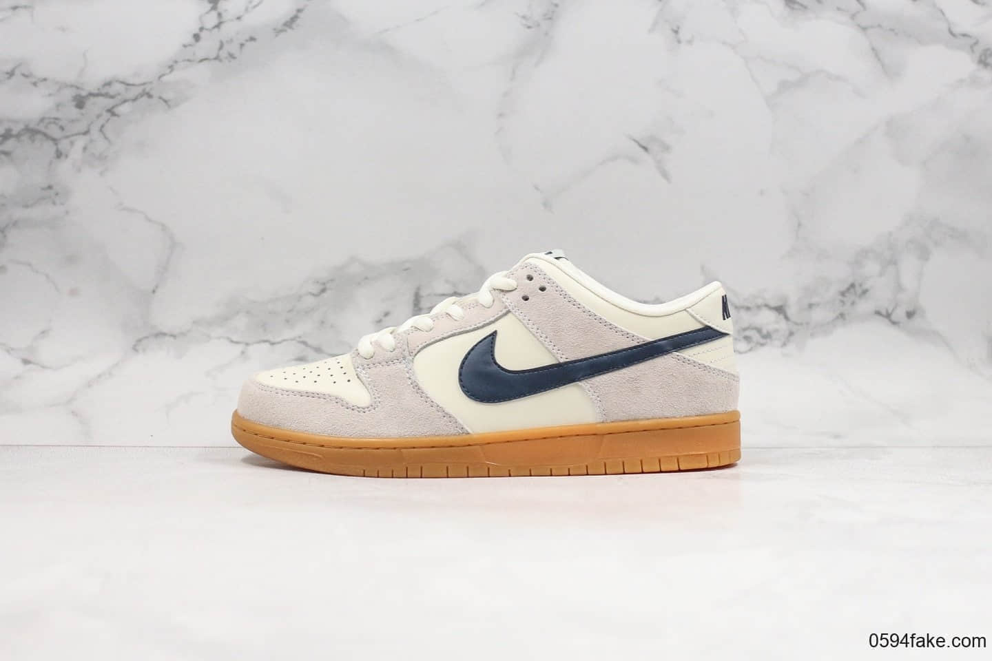 耐克Nike Dunk Low SB纯原版本低帮dunk板鞋白蓝配色原档案数据开发原鞋开模一比一打造 货号：854866-107