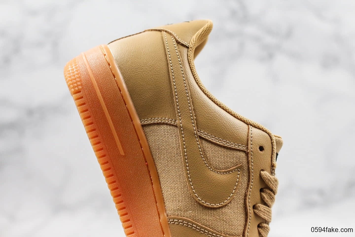 耐克Nike Air Force 1 ´07 Low Premium GORE-TEX纯原版本空军一号卡其土黄灰户外机能防水经典百搭休闲运动板鞋内置全掌Sole气垫 货号：CK2630-100