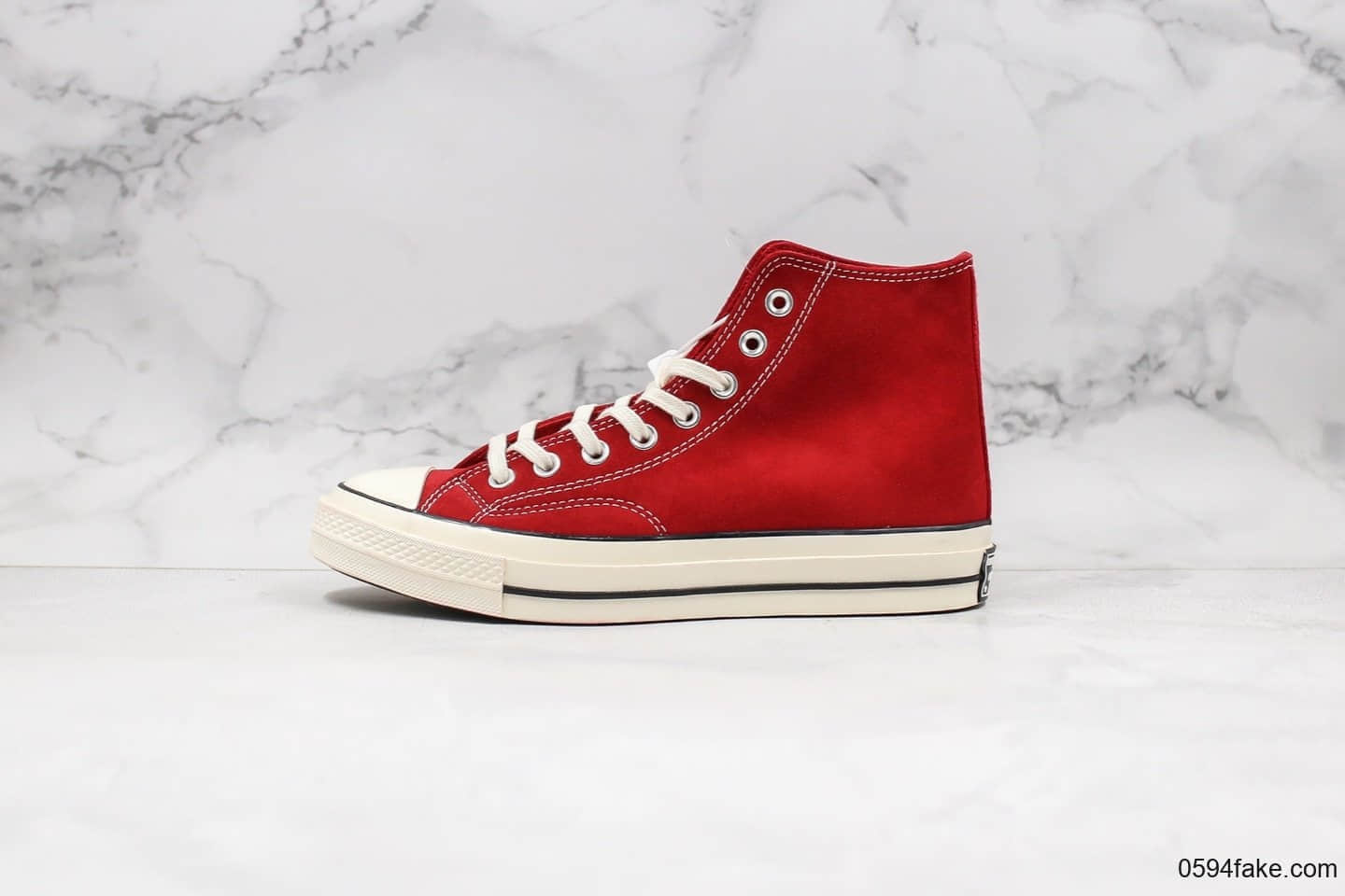 匡威Converse Chuck 1970S公司级版本三代麂皮红色原厂硫化大底正确硅蓝PU中底