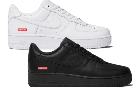 Supreme x AF1最新美照曝光！简约百搭！