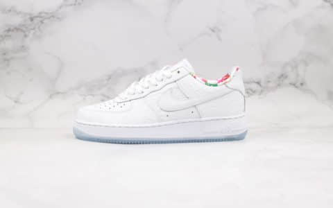 耐克Nike Air Force 1 Low 07 PRM纯原版本低帮空军一号鼠年限定白皮革铜钱剪纸配色内置气垫原档案数据开发原盒配件 货号：CU8870-117