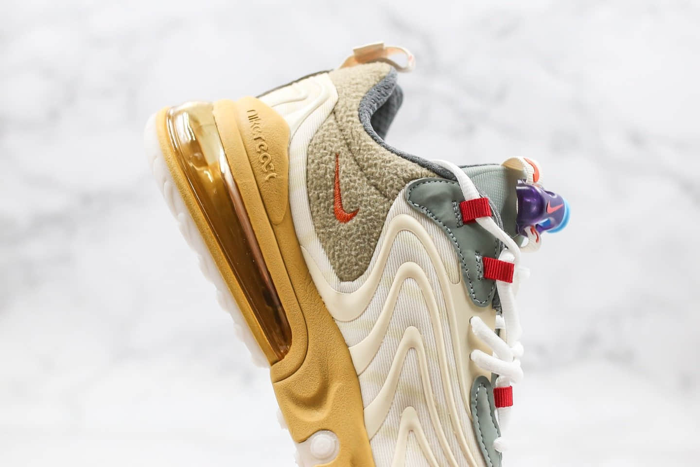 耐克Nike Air Max 270 DC2纯原版本三代Max270气垫鞋棕色内置全掌React缓震大底原楦头纸板一比一打造 货号：CT2864-400