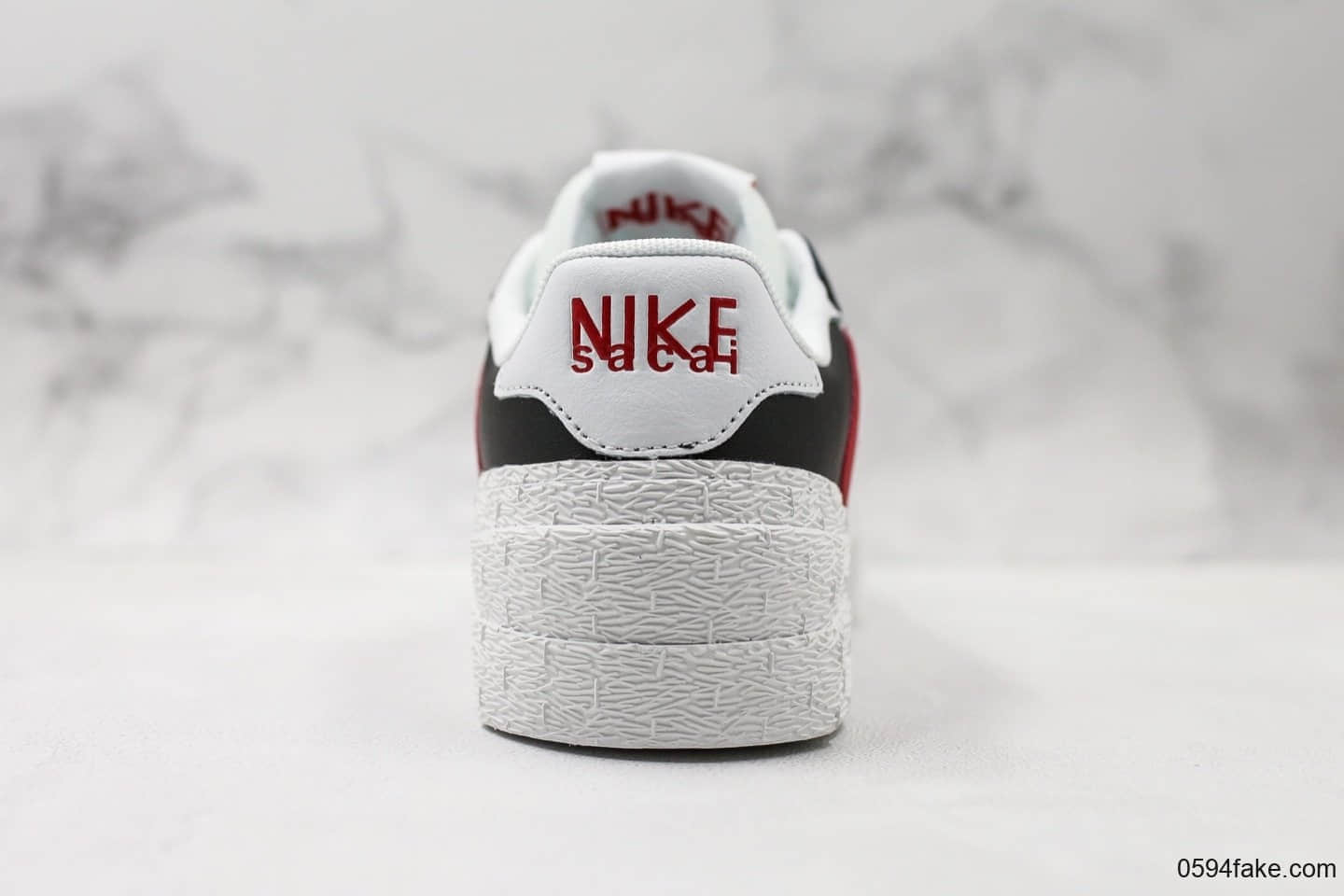耐克Sacai X Nike Blazer High公司级版本联名开拓者解构低帮板鞋黑白红配色原装抽屉礼盒