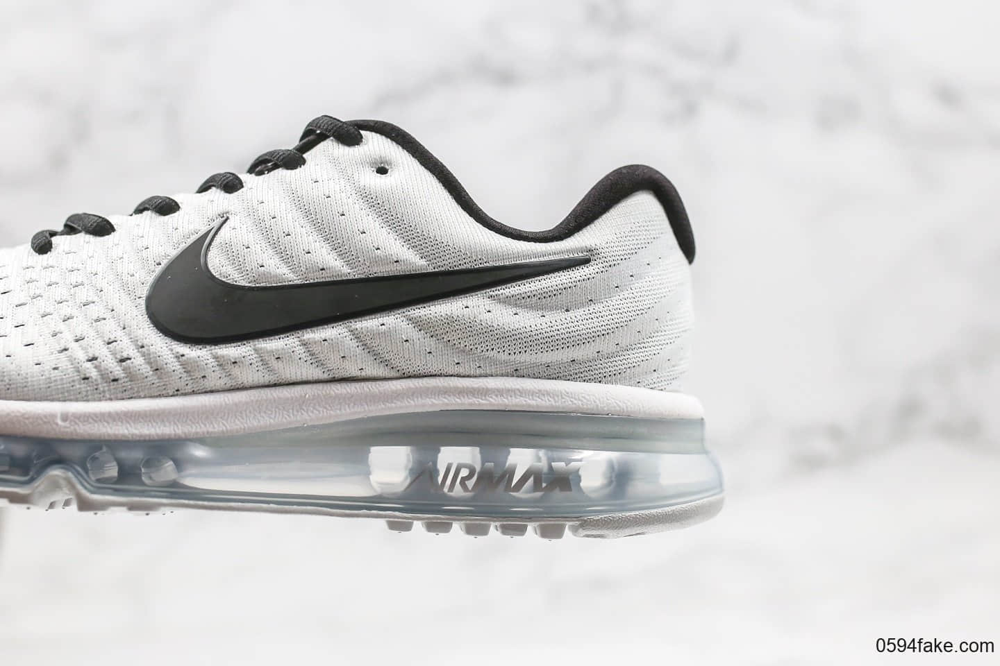 耐克Nike Air Max 2017纯原版本大气垫白黑色原档案数据开发原盒原标 货号：849559-100