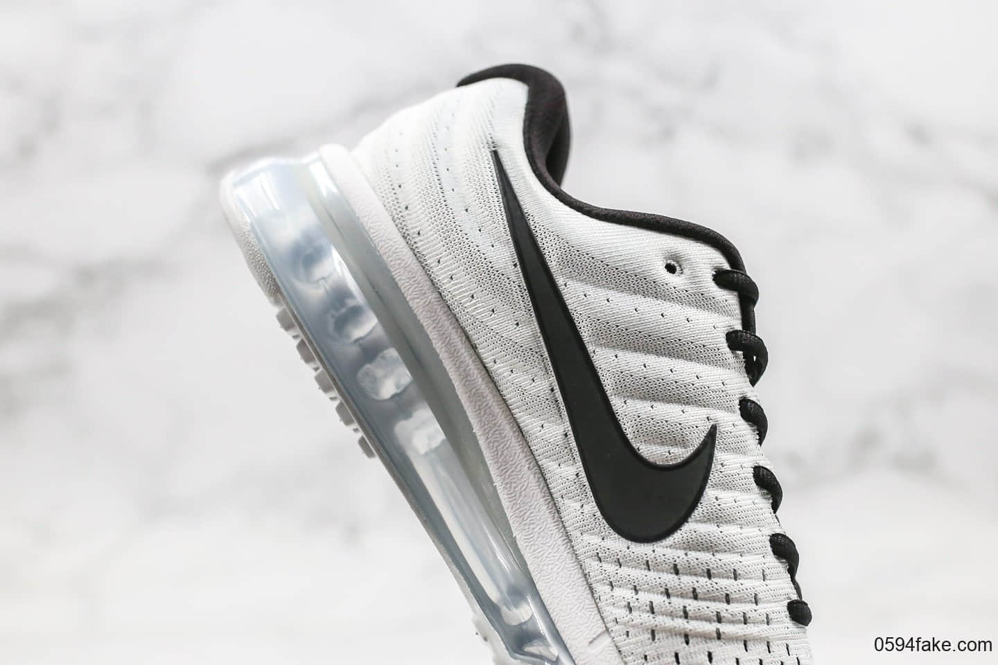 耐克Nike Air Max 2017纯原版本大气垫白黑色原档案数据开发原盒原标 货号：849559-100