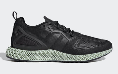 4D跑鞋新成员！adidas ZX 2K 4D新配色曝光！ 货号：FV9027