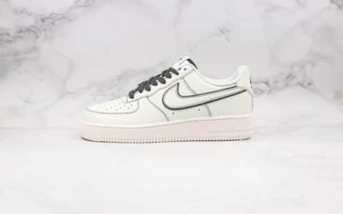 耐克Nike Air Force 1'07 LV8纯原版本低帮空军一号满天星3D立体勾白黑色内置全掌Sole气垫 货号：315122-808
