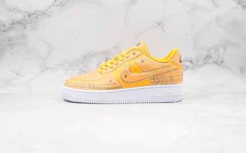 耐克Nike Air Force 1 LX Laser Orange纯原版本低帮空军一号图纸荧光橙配色内置气垫原盒原标 货号：CI3445-800