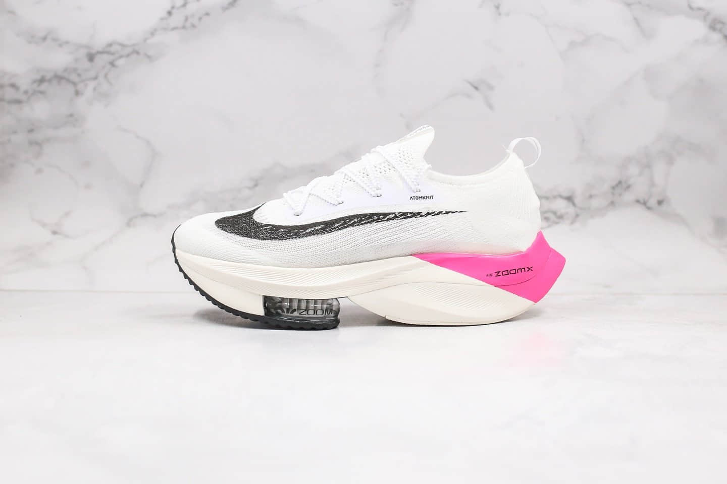 耐克Nike Air Zoom Alphafly NEXT%纯原版本马拉松厚底破2白粉色内置气垫正确版本 货号：CI9925-600