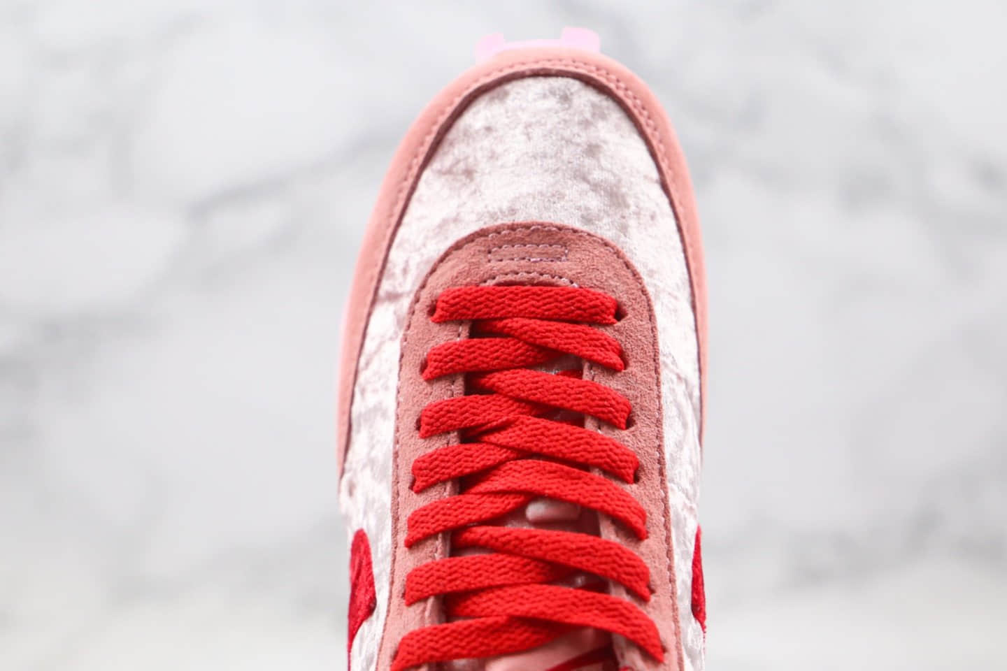 耐克Nike Wmns Air Daybreak x Strangelove纯原版本华夫破晓系列丝绒料慢跑鞋原盒原标原楦头纸板打造 货号：BV7725-800