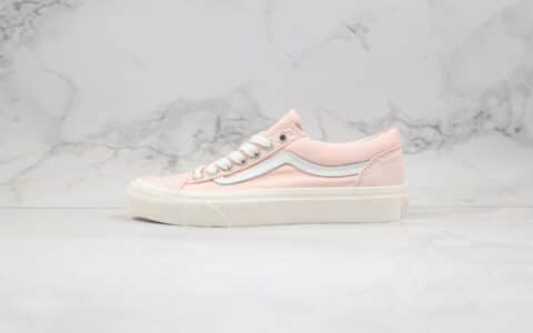 万斯VANS STYLE36 GD公司级版本低帮小头硫化板鞋浅粉色帆布鞋原厂硫化大底原盒原标