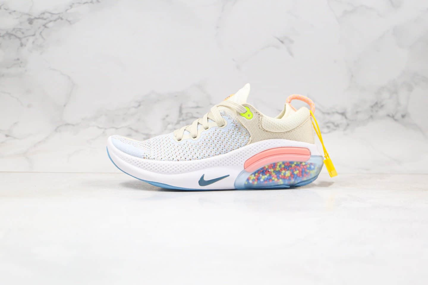 耐克Nike Joyride Run FK纯原版本颗粒跑鞋灰粉色内置真爆米花颗粒缓震原盒原标 货号：AQ2731-103