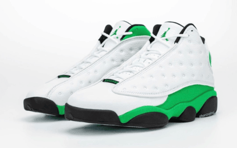 酷似天价雷阿伦 PE！AJ13 “Lucky Green”最新实物图曝光！ 货号：DB6537-113