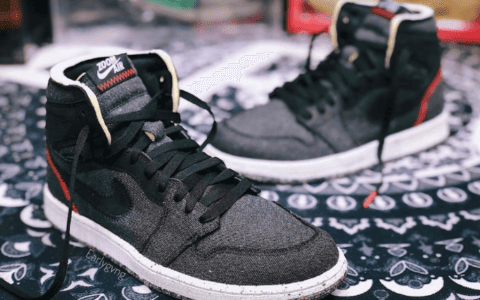 独特质感！全新AJ 1 High Zoom“Space Hippie”将于8月12日发售！ 货号：CW2414-001