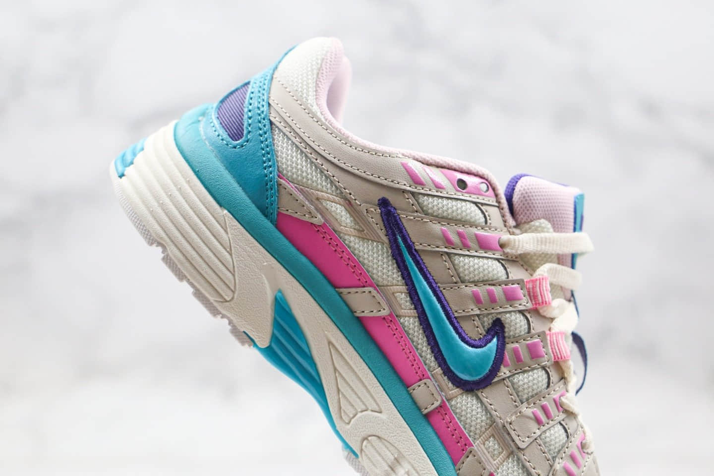 耐克Nike P-6000纯原版本复古运动老爹鞋粉蓝色原楦头纸板打造原盒原标 货号：CK2961-031