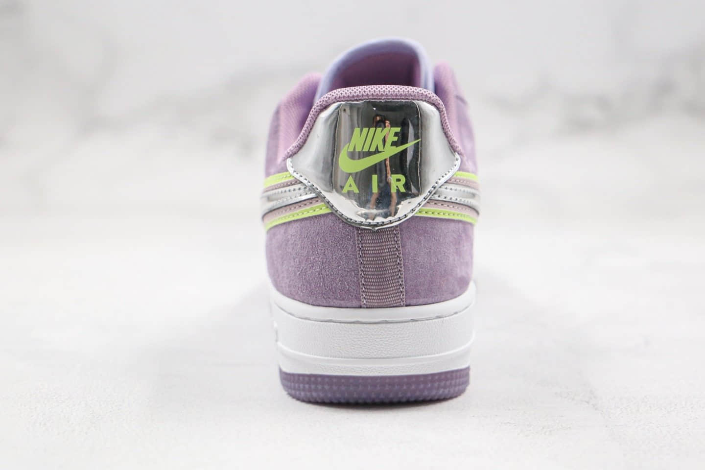 耐克Nike Air Force 1 Low P(Her)spective纯原版本低帮空军一号水晶底长绒麂皮香芋紫色银边勾内置气垫原档案数据开发 货号：CW6013-500