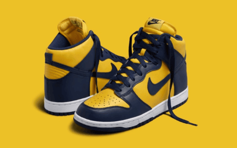 Nike Dunk High密歇根大学配色复刻回归！今年9月登场！ 货号：CZ8149-700