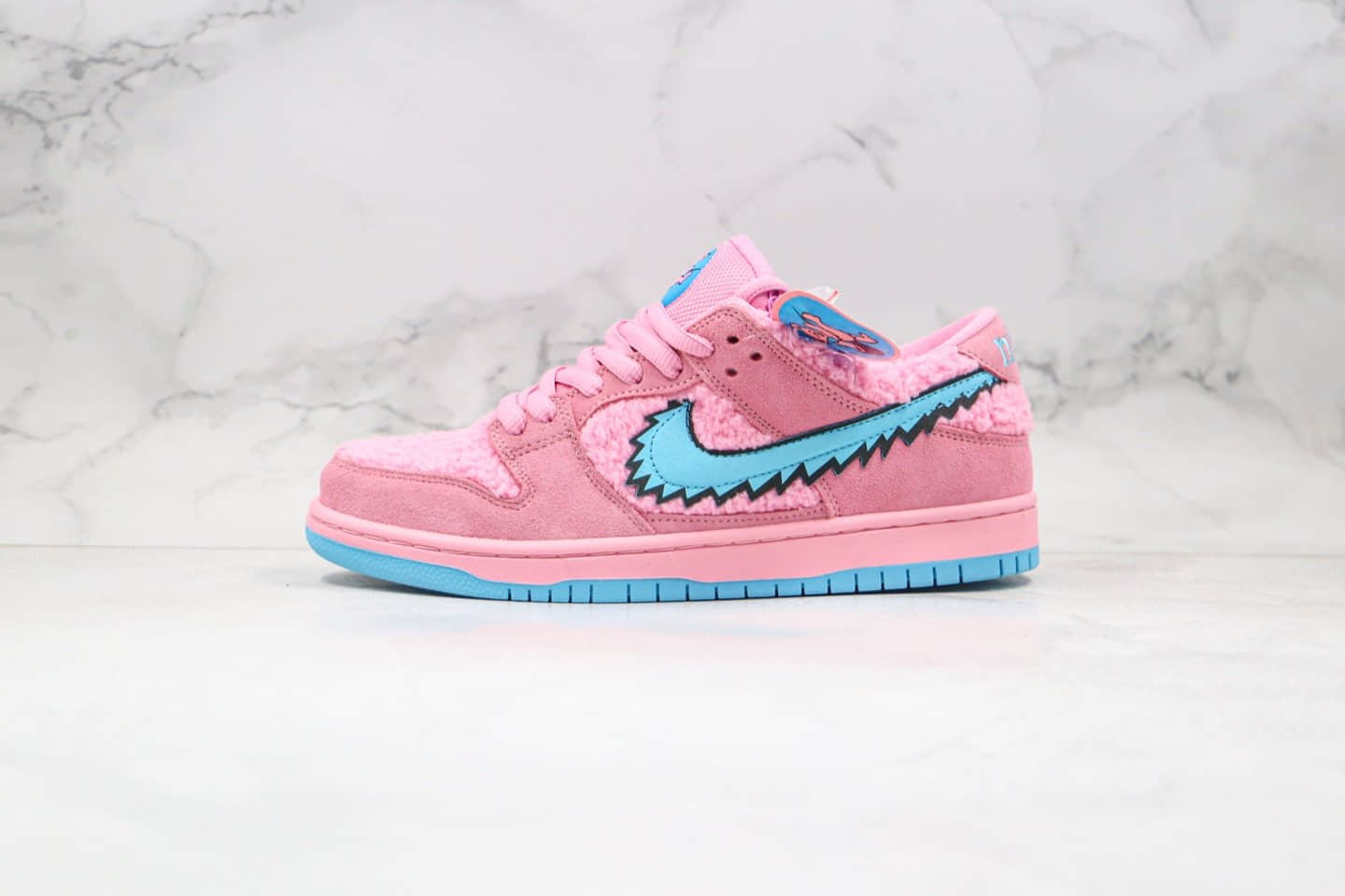 耐克NIKE SB DUNK LOW PRO QS纯原版本低帮SB板鞋五只熊系列粉色小熊原盒原标原档案数据开发 货号：CJ5378-600