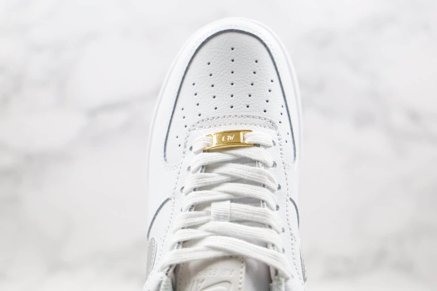 耐克Nike Air Force 1 Low公司级版本空军一号板鞋AF1白银3M反光原纸板开发 货号：AH0287-012