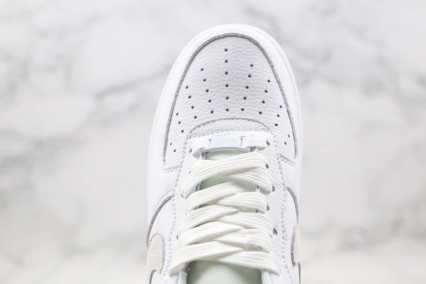 耐克Nike Air Force 1 Low纯原版本低帮空军一号白灰色灰钩配色内置气垫原档案数据开发 货号：CN2873-100